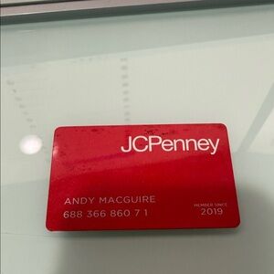 JCPenney  credit card